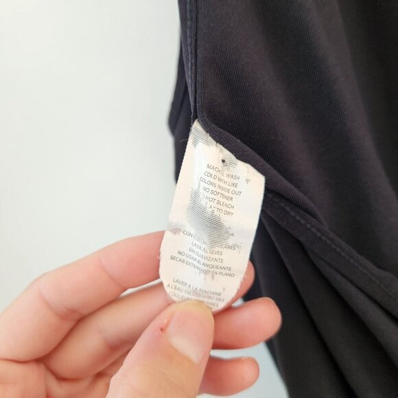 Fabletics Black Open Back Criss-Cross Sleeveless Tank Top Shirt Women's L - Picture 5 of 5